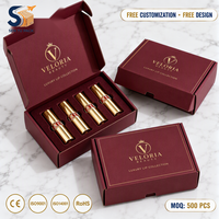 Boîte cosmétique personnalisée, boîte pliable en carton ondulé, emballage couleur, fabrication directe, prix de gros OEM
