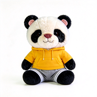 Peluche Panda à Capuche Tendance en Gros – Jouet Doux et Rembourré pour Cadeau, Taille Personnalisée