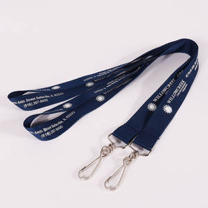 Индивидуальный пользовательский ремешок на шею с принтом шелкография полиэфирный ремешок с логотипом - Product Image 1