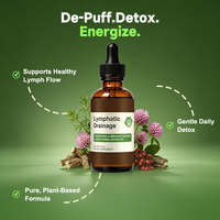 Huile de drainage lymphatique halal OEM, produits liquides pour soutenir les reins, la santé immunitaire et la digestion, gouttes liposomales pour le drainage lymphatique