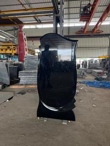 <span class=keywords><strong>Pierre</strong></span> <span class=keywords><strong>tombale</strong></span> en granit noir absolu indien abordable, monument de haute qualité, <span class=keywords><strong>gravure</strong></span> personnalisée - Product Image 2