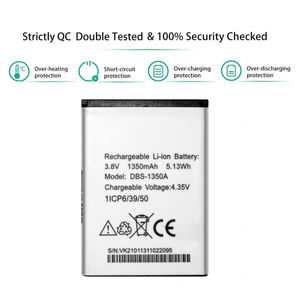 Remplacement de DBS-1350A de haute qualité 1350mAh pour <span class=keywords><strong>batterie</strong></span> Li-ion rechargeable <span class=keywords><strong>Doro</strong></span> 7050 DBX-1350A - Product Image 2