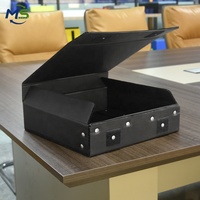 Boîte de protection noire en PP pour outils de topographie, appareils GPS et équipements laser, pour le secteur de l'ingénierie civile