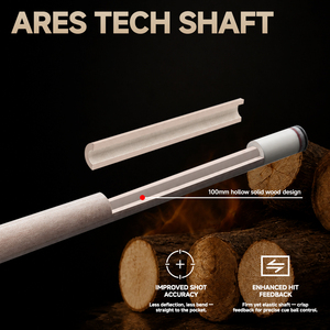 Taco de <span class=keywords><strong>Billar</strong></span> Ares de Alta Calidad, Eje de Arce Sólido de 12.4MM, Taco de <span class=keywords><strong>Billar</strong></span> Americano con Incrustaciones Reales y Accesorios - Product Image 3