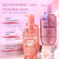 TWG RTS Vente Chaude 520g Gel Douche Exfoliant Parfumé Éclaircissant Hydratant au Curcuma Blanchissant