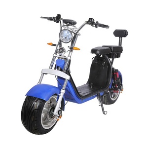 Nueva Motocicleta Eléctrica 2026 con Batería de Litio de 60V 20Ah, Motor sin Escobillas de 2000W, Estilo Harley, Scooter Eléctrico con Frenos de Disco FR, 40km/h - Product Image 1