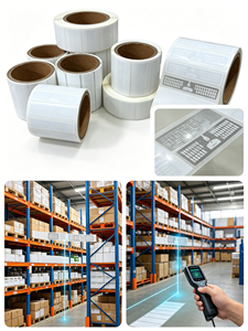 แท็ก RFID แบบฝัง ISO 18000-6C, 860–960 MHz, แท็ก UHF แบบพาสซีฟที่เขียนซ้ำได้, สติกเกอร์ฉลาก RFID - Product Image 4
