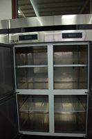 Congélateur à quatre portes antirouille pour supermarché