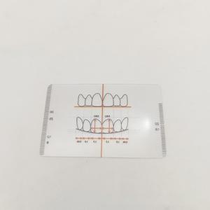 <span class=keywords><strong>Règle</strong></span> de mesure de forme d'arcade dentaire multifonctionnelle pour la conception esthétique des dents antérieures et l'art - Product Image 3