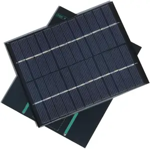 太陽電池パネル12V2WポータブルAグレード多結晶シリコンソーラー発電機110*136 * 3mmミニ太陽電池ボード
