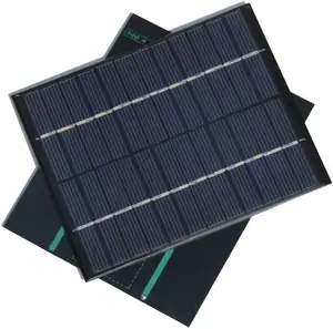 Hochwertiges Solarzellen panel 12V 2W Tragbar ein poly kristalliner Silizium-Solargenerator 110*136*3mm Mini-Solarzellen platine - Product Image 1