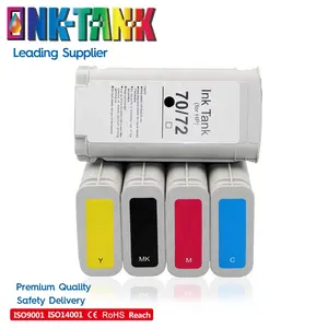 INK-TANK 70 C9404A C9407A C9448A cartuccia d'inchiostro a getto d'inchiostro compatibile con colori Premium per HP70 per HP DesignJet Z3100 Z3200 Z2100 Tinta