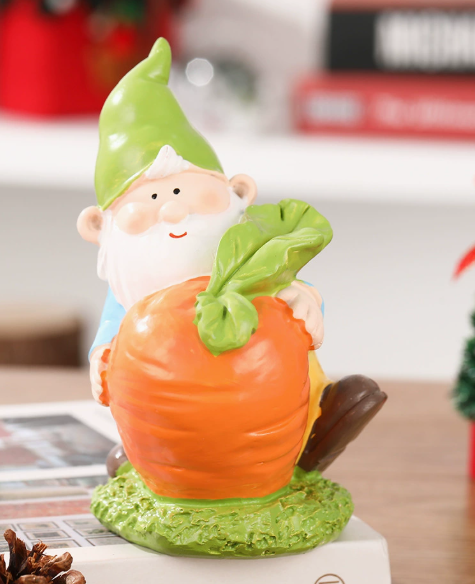 Dwarfs holding carrots