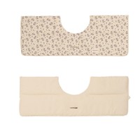 Poussette pour animaux de compagnie (chats et chiens) améliorée avec bords antidérapants, doublure intérieure étendue, serviette magnétique anti-rayures, résistante à l'usure et aux taches