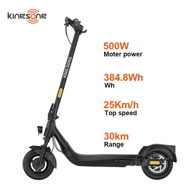 N15 KSE Fast Delivery 500W Powerful Electric Kick Scooter Tire 25KM/H EScooter 30km Range Folding Electric E Scooter