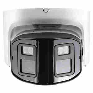 美国股票兼容Hik 4MP双镜头双照明180双向音频转塔网络IP摄像机 - Product Image 3