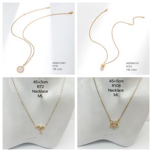 Joyería <span class=keywords><strong>Xuping</strong></span> al Por Mayor a Granel Dubái Joyería Bañada en Oro de 14k 18k 24k Dije Colgante de Moda para Mujer con Corazón Mariposa y Flor - Product Image 3