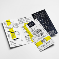Service d'impression de brochures, dépliants, affiches, catalogues, menus, livrets pliés, publicité promotionnelle, conception personnalisée
