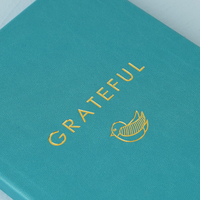 Gratitude Journal Impression de conception de logo personnalisé en gros avec couverture en cuir PU coloré A5