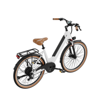 Bicicleta Eléctrica Urbana de 26 Pulgadas, 48V, con Marco Bajo, para Adultos y Mujeres, en Oferta en Almacén Europeo