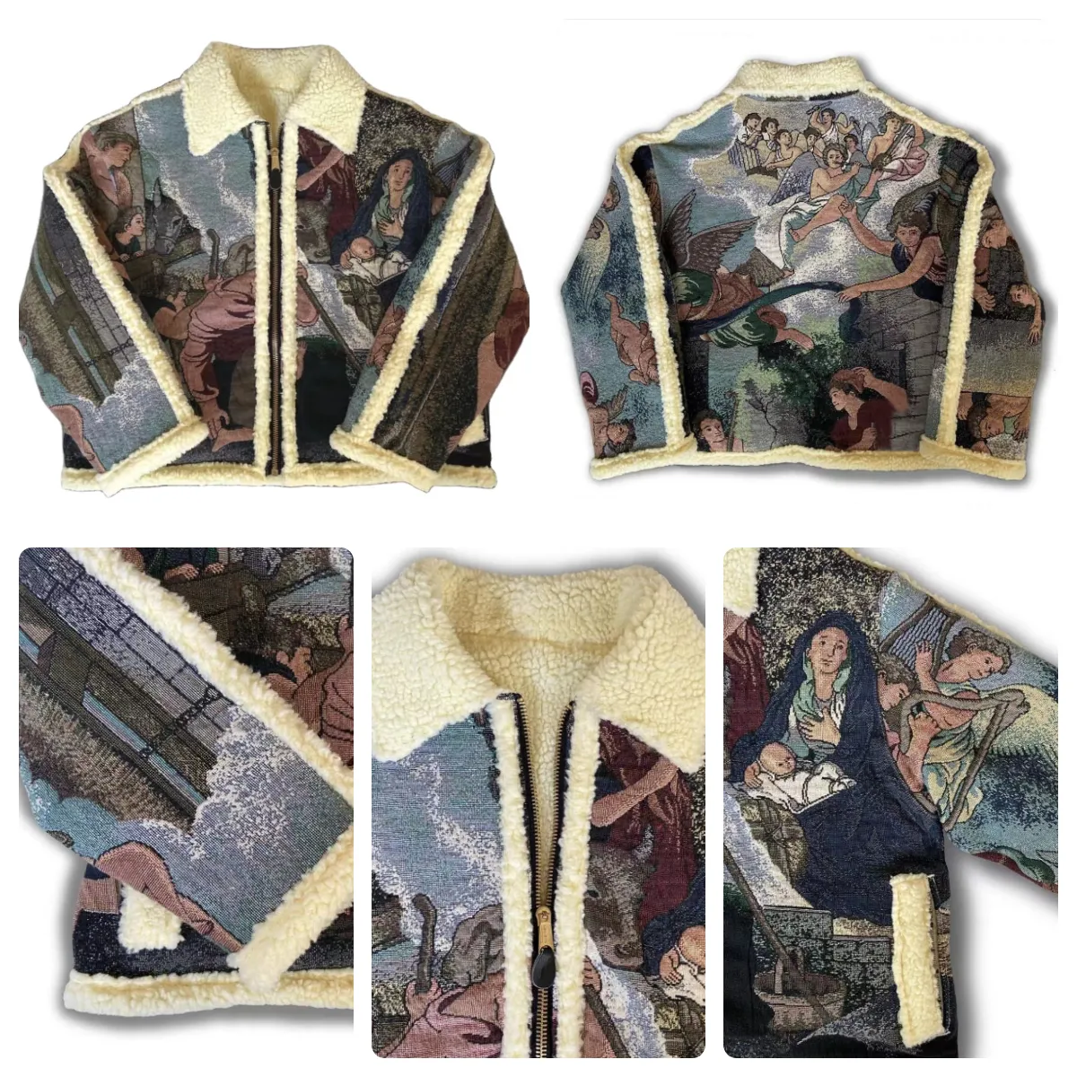 Veste d'hiver de haute qualité 2013 tapisserie personnalisée tissée veste de tapisserie broderie pour vestes pour hommes