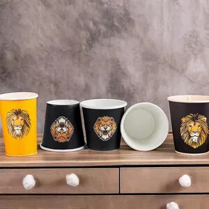 Gobelet à café en papier jetable personnalisé de 6 oz, vente chaude en usine, écologique, pour boissons chaudes et froides de distributeur automatique - Product Image 5