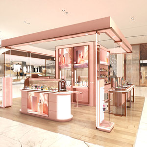 Hiện đại sang trọng kệ kính mỹ phẩm bán lẻ Showcase đơn vị treo tường cửa hàng Nước hoa tủ trưng bày với đồ đạc nội thất - Product Image 5