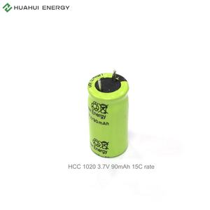 HCC1020 円筒形充電式3.7v 90mAhリチウムイオン電池 - Product Image 2