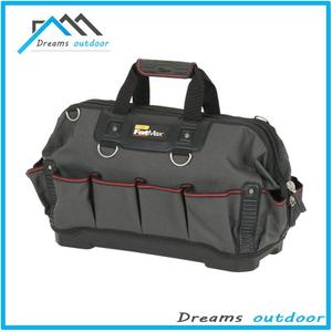 Bolsa de herramientas grande de cuero personalizada de fábrica BSCI 1528 con 23 bolsillos para herramientas eléctricas y de mantenimiento - Product Image 2