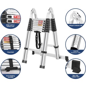 Deliladder 5.0M Aluminium Telescoopladder Fabrikant EN131 CE - Product Image 2