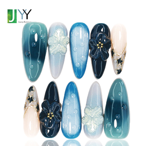 <span class=keywords><strong>Ongles</strong></span> en <span class=keywords><strong>gel</strong></span> 3D pré-dessinés à marque privée, faits à la main, de luxe, <span class=keywords><strong>faux</strong></span> <span class=keywords><strong>ongles</strong></span> de haute qualité, 10 pièces, <span class=keywords><strong>ongles</strong></span> en acrylique premium à presser - Product Image 1