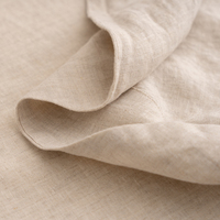 Nappe ronde naturelle en lin 100% lin, housse de marque premium, tissu lavable, élégance, mariages, banquet, moderne et élégant