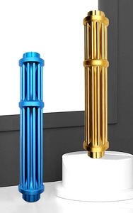 Bolígrafo puntero de linterna láser azul de 450nm recargable dorado extendido de gama alta - Product Image 5