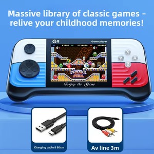Nueva Consola de Juegos Inalámbrica Portátil <span class=keywords><strong>G9</strong></span> Transfronteriza, Estilo Joystick Retro HD, Control por Botones, Arcade, 666 Juegos en Uno - Product Image 6