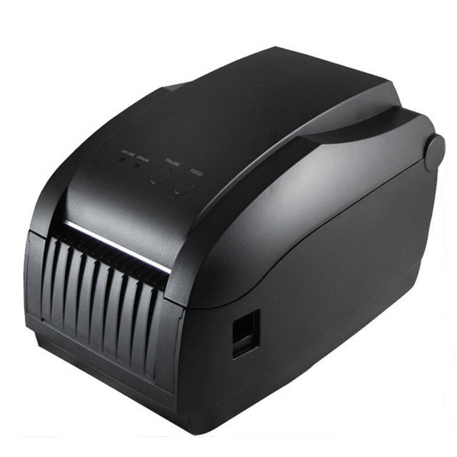 Gprinter 3150TIN Barcode Label Printer Silver Leopard Pattern 203dpi USB/Parallel Interface 25-80mm Paper Size 1-Year Warranty