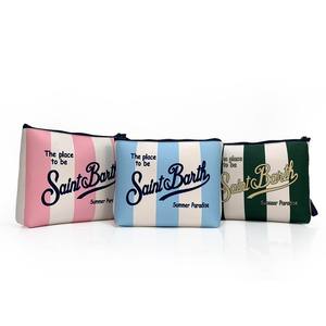 Borsa da Trucco in Neoprene con Logo Personalizzato e Chiusura a Cerniera, Impermeabile, Grande da Viaggio, Pochette da Toilette per Donna per Uso Esterno - Product Image 1