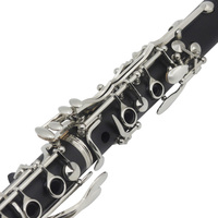 Professional 17 Keys Nickel Plated Ebonite Bb Clarinet