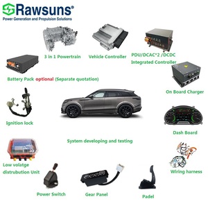 ชุดแปลงมอเตอร์รถยนต์ไฟฟ้า 20KW - 60KW 45KW - 120KW สำหรับรถยนต์รุ่น A00 A0 คลาส B รถยนต์ขนาดกลาง-ใหญ่ SUV ชุดแปลงรถยนต์ไฟฟ้า El - Product Image 1