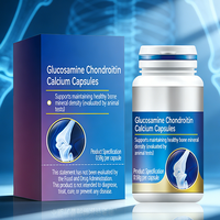 Capsules de glucosamine, chondroïtine et calcium pour la densité osseuse et le soutien immunitaire – Complément pour personnes d'âge moyen et âgées