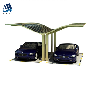 Abri d'extérieur en aluminium en Polycarbonate, abri de port en forme de M pour Garage et maison - Product Image 5