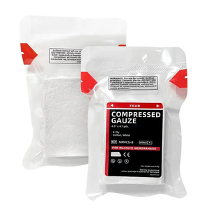 4,5 ''x 4,1 Yds 6-lagige Z-fach Combat Compressed Gaze Sterile Erste-Hilfe-Gaze für Notfall-Wund verband, Tactical <span class=keywords><strong>Battlefield</strong></span> - Product Image 3