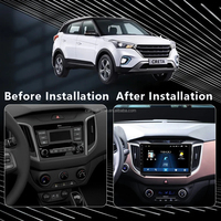 AIjia - Panel de Control para Automóvil con GPS Portátil de 9 Pulgadas, DSP, Mirror Link, Tarjeta SD, Amplificador RGB, Pantalla Táctil, Pantalla Dividida, IX25/CRETA