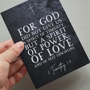 Tarjeta postal personalizada con versículo bíblico inspirador, póster de las Escrituras, tarjetas de aliento cristianas, arte de pared, para diario, enmarcado y manualidades - Product Image 4
