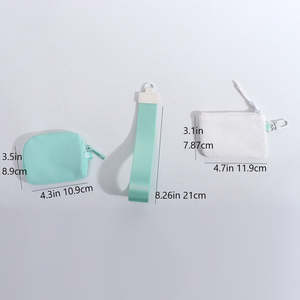 <span class=keywords><strong>Cartera</strong></span> de Muñeca Portátil RTS con Doble Bolsillo y Llavero, Mini <span class=keywords><strong>Cartera</strong></span> de Muñeca con Cremallera para Mujer, <span class=keywords><strong>Cartera</strong></span> de Muñeca Desmontable con Doble Bolsillo y Monedero - Product Image 6