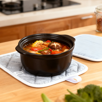 Topjlh 20cm Sous-plat en lin vierge pour sublimation, 3 formes, résistant à la chaleur, pour table à manger, vente en gros, cuisine et salle à manger