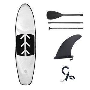 Planche à pagaie gonflable transparente 311,2x84,5x18cm, planche à pagaie portable pour lacs et rivières, unisexe - Product Image 1