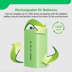 Аккумулятор NI-MH 9В 250мАч 270мАч 280мАч с сертификатами CE и ROHS для мультиметра - Product Image 3