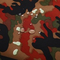 Tissu camouflage personnalisé TC6535 en polyester/coton tissé pour casquettes et uniformes de camouflage