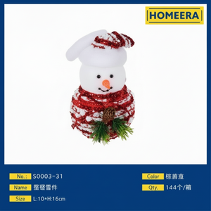 Adorno colgante de espuma y plástico navideño de tamaño personalizado L10xH15cm con impresión por sublimación de cinta para decoraciones del hogar - Product Image 1