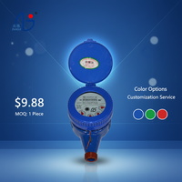 Medidor de Agua Multichorro de Alta Precisión Clase 2 de Latón/Hierro Fundido con Protección IP68, Medidor de Flujo Digital de Pulso Personalizado DN15-50 de Fábrica